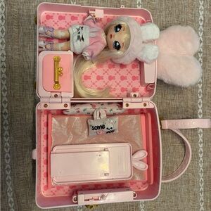 Na! Na! Na! Surprise Pink Bunny Doll with Accessories in Case